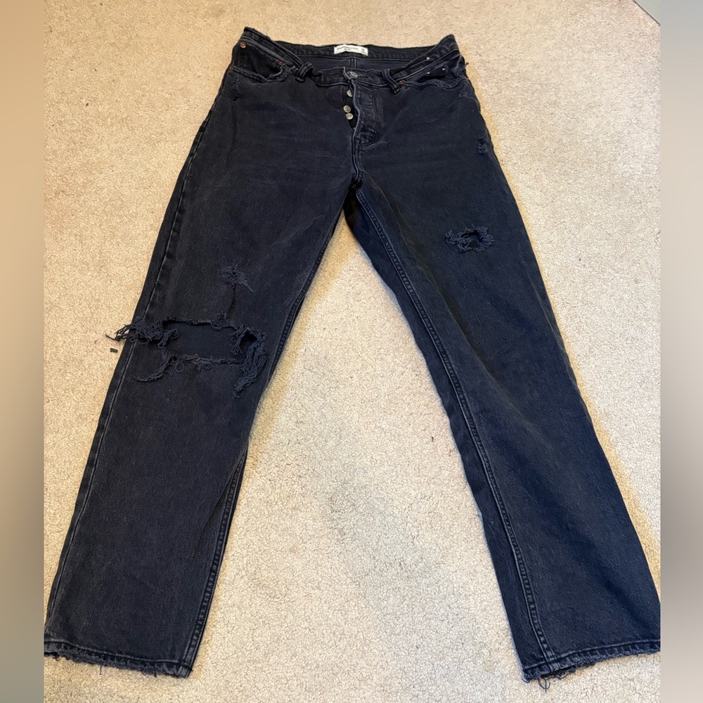 Abercrombie the dad high rise jeans